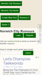 Mobile Screenshot of norwichcityrumours.co.uk